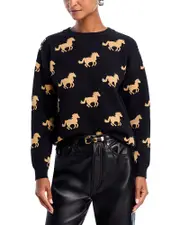 Aqua Horse Crewneck Sweater - Exclusive