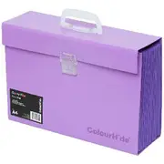 Colourhide Expanding Carry File Lilac