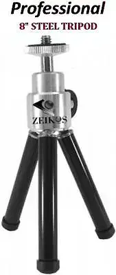 Zeikos Mini Steel Heavy Duty Photo & Video Camera Tripod
