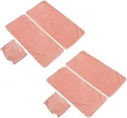 VINTORKY 2Sets Spa Hair Wraps Kit Microfiber Towels for Women Comfortable and Breathable Hair Wraps with Chest Towel for Salon and Home Use Vibrant