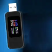 LCD USB Tester Current Voltage Battery Capacity Meter Monitor Tool Black