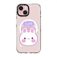 在飛比找CASETiFY優惠-iPhone 15 透明手機殼 Cute Bunny by 