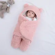 Baby Wrap Blanket - Light Pink