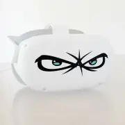 Intense eyes vinyl decal for VR headsets oculus quest 2 accessories