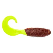 Berkley Gulp! Alive! Swimming Mullet Half Pint 5" Root Beer Gold/Chartreuse NEW
