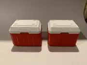 2PCS 1:10 Scale Model Small Red Cooler RC Crawler Garage Accessories axial rc4wd