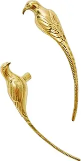 Antique Brass Pull 2 Pack Shoe Cabinet Wardrobe Brass Magpie Handle Wine Cabinet Drawer Handle Single Hole