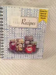 Recipe Booklet Dietary Needs Holds 125 Recipes 8 Section booklet Blank Inside