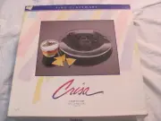 New Vintage 13” Crisa Snow Lily Glassware Chip & Dip Serving Tray 2 Piece Set