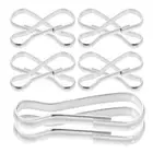 10 Pcs Stainless Steel Hook Flag Hooks for Pole Clasps Lanyard Clips