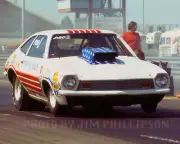 BOB GLIDDEN PRO STOCK PINTO NHRA DRAG DRAG RACING at ONTARIO in 1976