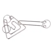 Classic Challenging Metal Wire Puzzle Brain Teaser Game for Adults Kids Toys. CR