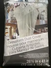 DRESSFORM DUST COVER ~ Dritz ~ Protects From Sun/dust ~ NEW/SEALED
