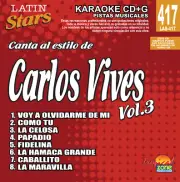 Karaoke Latin Stars 417 Carlos Vives Vol.3