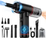 Compressed Air Duster, MARLALL Cordless Air Blower & Cleaner with LED Light