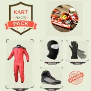 Go Kart Race Suit | red black collar racing suit -CIK/FIA Level 2 | karting pack