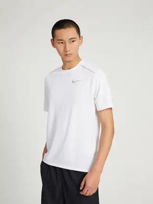 Koala海購 NIKE DRI-FIT MILLER TOP 男子速干透氣跑步短袖T恤 AJ7566-010