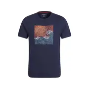 Mountain Warehouse Mens Tidal Wave Organic Cotton T-Shirt