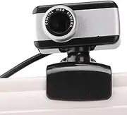 Générique Webcam for PC, Camera Computer Monitor-USB 360 Degree Spin-Webcam for Conferences with Microphone and Lightweight with Microphone and Speaker with Microphone and Setting