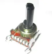 500k OHM Dual Audio Taper A500K Pot, Logarithmic / Log, PC Pins POTENTIOMETER T