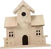 LIGHTAOTAO Wooden Bird House Delicate Nest for Pet Birds Sleeping Box Retro Garden Decor Suitable for Home Office