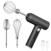 1 PCS Wireless Electric Food Mixer Portable 3 Speeds Egg Beater Baking