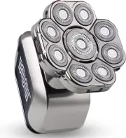 9D Head Shavers for Bald Men, High-Speed Electric Razor for Fast Shaving, LED D