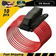 Inline Fuse Holder to Accept 12V 30A Small Blade Fuses Splash Proof Car 18AWG U!