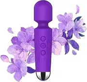 Back Relaxation Massager - Rechargeable Mini Electric Body Massager - for Foot - Arm Muscle Relaxation (Purple)