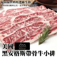 在飛比找momo購物網優惠-【海肉管家】美國1855熟成帶骨牛小排(20片_150g/片