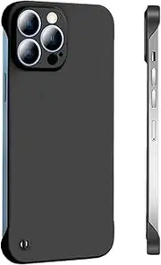 RUNGOS for iPhone 14 Pro Case Borderless Slim (Bare Metal Feel) [Ultra Thin as No Case on] Rapid Heat Dissipation Cooling Cover for iPhone 14 Pro Phone Case, Hard PC Resilient Shockproof Cover 6.1''