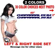 CHAPARRAL 215 XLC BOAT DECAL BOATS DECALS hull replacement 30 color options