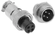 Creality 3D® CR-10 GX12-4 Aviation Connector Set Chasis Mount Mal & Female
