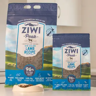 ZIWI巔峰 鮮肉狗糧 羊肉 2.5kg | 狗飼料 生食 皮毛照護 肉片