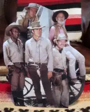 Rawhide Clint Eastwood W-Drovers TV Western Tabletop Display Standee 10" Tall