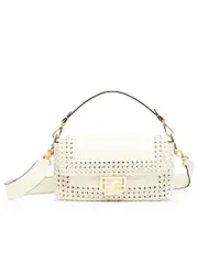 Fendi Baguette in White Leather