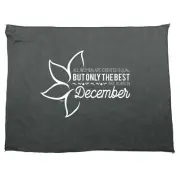 December All Women Are Created Equal - Funny Novelty Gym Sports Towel Gift Gifts