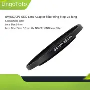 38-52mm Step-up Step Up Ring Filter Ring UV/ND/CPL GND Lens Adapter Filter Ring
