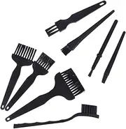 Minkissy Flux Paste Repair Cleaning Brush Kit 8 Pcs Set Motherboard Computer Mobile Phone Cleaning Brush for Repair Work