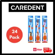 Caredent Paw Patrol Soft Kids Toothbrush With Suction Cup - Pack of 24 brushes