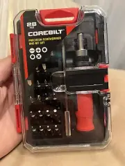 Precision Screwdriver set by Corebilt , 28 Pcs , Case & Extension B5