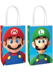 Super Mario Brothers 8 Pack Deluxe Paper Loot Bags