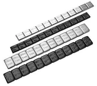 Motion Pro Silver Steel Wheel Weights 18 oz Box 72 x 1/4 oz 08-0454