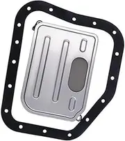 Jodriva Automatic Transmission Oil Filter Pan Gasket Kit 579023 JL-4AT-1A 1709108 Transmission Filter Gasket Cooler Automatic Transmission Filter with Gasket Kit Car Transmission Filter Kit(BLACK JL-4
