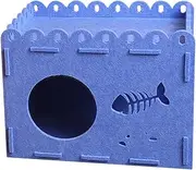 VERDANVERSE Detachable Felt Cat Nest Scratch Board Square Non Shedding Pet House Breathable Design for Cats Dogs Easy Assembly for Indoor Outdoor Use Light Blocking Sleeping Space