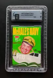1965 Fleer McHale's Navy Sealed Wax Pack - GAI 7 - Non-Sport