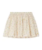 Bonpoint Suzon Elasticated Waistband Mini Skirt 6Y,4Y,10Y White