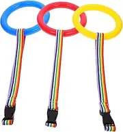HAMPPLIES 3Pcs Leash Walking Rope Lost Preschool Safety Ropes with Handles for Kindergarten and Daycare Activities for Outdoor Group Walks