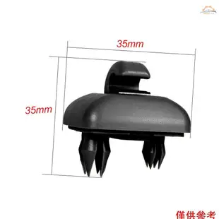 Yiho 汽車遮陽板夾鉤支架掛鉤更換適用於奧迪 A1 A3 A4 A5 Q3 Q5(8E0 857 562)A7 B6
