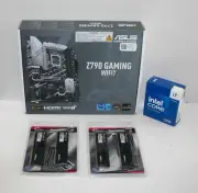 Intel i7 14700K, ASUS Z790 GAMING WiFi7 G.Skill 64GB DDR5-6000 Kit Fast Shipping